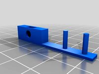 Adjustable Z-axis Mechanical Endstop for Wooden Frame Prusa i3 by suda