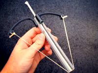 Rubber Band Crossbow Version 2 by bugscrocker