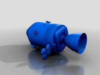 Apollo Command Module with Capsule in Place by sterling500