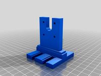 Prusa i3 Rework - Height Adjustable Micron 3DP Extruder Brackets by MobileMaker
