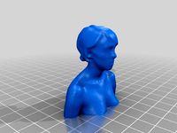 Female bust, 3D scan by rincey12