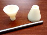 Funnel for filling adsorption tubes by pflab