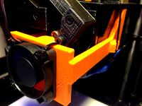 extruder fan mount iRapid Black by WinVetPro