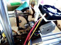 fan bracket for printrbot plus 2013 by GeirJansen