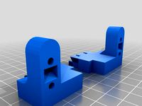 Printrbot Simple (Incl. GT2) X Axis Easy Bed Upgrade (Printable on stock Simple) by orangefurball