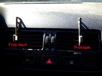 Galaxy Note 2014 with the protection covers / iPhone 4S without the protection covers - Car holder  by netrat