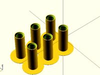 Magnetic ball joint for Rostock mini by arms22
