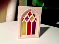 Gothic Stained Glass Window by larry009