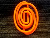 Spiral knot S(5,2,(1,1,-1,1)) by mathgrrl