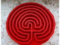 Classical round seven path labyrinth by heartphone