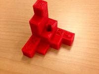 3D Test Print 40mm X 40mm X 40mm by keitht