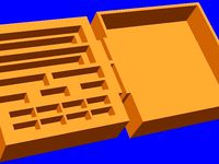 Small box sized for Tritium vials by erckgillis