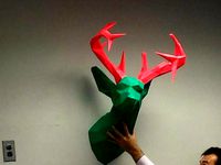 Deer head scaled and chopped up - STL Files by NickRBrewer
