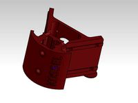 KOSSEL 2020 motor frame by mming1106