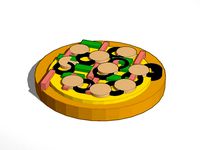 pizza model by lokilaufeysen