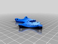 Dual 40mm Fan Mount for Mini Kossel by Basjohan