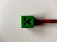 Minecraft Creeper Pencil Top by MarkyT