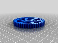 Ultimaker extruder gear upgrade, retraction friendly by Umake