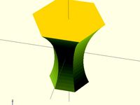 VaseNEdges configurable Vase with n edges by frankjoke