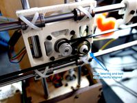 Washer for The Printrbot 300 mm Y axis extension Axis-No Sag! by FablabMoebius