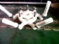 Rostock Magnet Platform and Z Probe by GillyBot3D