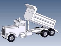 Dump Truck bed up by APUC