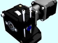 Planetary geared bowden extruder by leadinglights