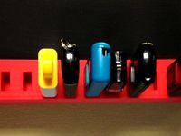 Wall Mount or Desk Mount 13 USB Holder by bubbasparx601