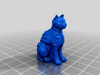 Cat statue by restcrew