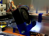 60mm x 60mm Fan holder for the K8200 / 3Drag by wallie