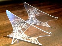 Hokusai Wave Laptop Stand for MacBook Air by hollyhudson