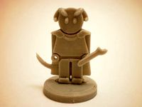 FlatMinis: Tiefling Warlock by grumpyrobot