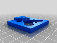 Mankati Fullscale XT E3D hot end adapter by ccc