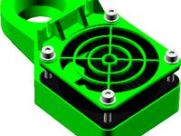 Mendel90 x_carriage_fan_bracket with guard by acon