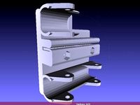 Prusa i3 X-Carriage with belt-holder offset for 623ZZ bearings by ePoxi