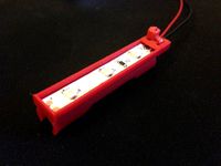 LED Strip Mount for 8mm Threaded Rod by Bracken