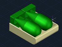 Dual bomb drop for rc aircraft. by Dcdesigns