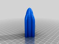Nosecone for 18 mm diameter rack rocket by mollwollfumble