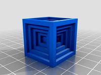 Optical Illusion Cube by WMUBound