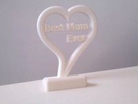 Best Mum Ever mobile phone stand by The3dPrintHouse