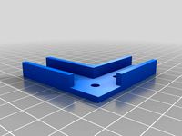 Corner Brace for 13mm or 1/2" square or angle stock  - useful for quadcopters by charles_linquist