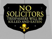 No Solicitors crest by secretgspot