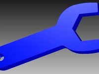 wrench 13 keychain by driesja