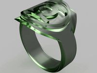 Green Lantern ring by BajTech