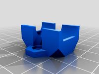 LM8UU bushing with 20mm spacing holes for Prusa i3 carriage by zasf