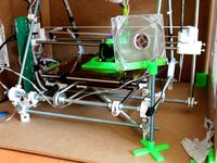 Cooling fan support for any 3D printer 80mm, 92mm and 120mm fans by alexbil