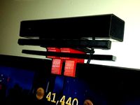 X-box One Kinect and Wii Sensor Bar mount for Samsung TV by gabemedina23