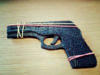 Rubber Band Toy Gun by zmaker