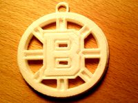 Boston Bruins Logo Keychain by benjifeet