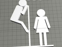 Toilet sign by awsedr